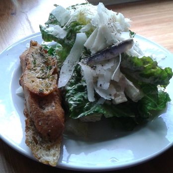 Brasserie Four - Unique presentation of Shrimp Caesar salad - French Near Me - Walla Walla, Washington