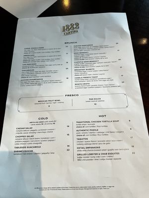 Menu photo 6 1882 Cantina Temecula, CA
