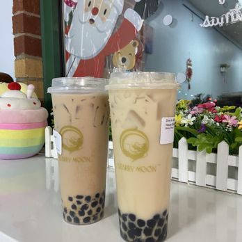 Starry Moon - House Milk Tea with Boba House Black Tea with Milk - Bubble Tea Near Me - Albuquerque, New Mexico