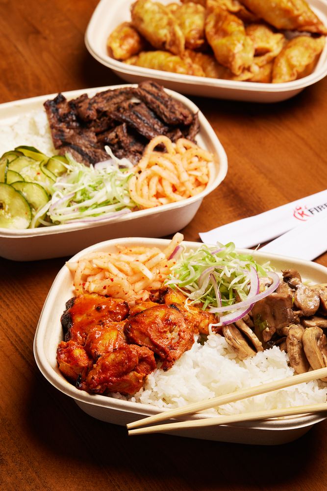 KFire Korean BBQ Logo