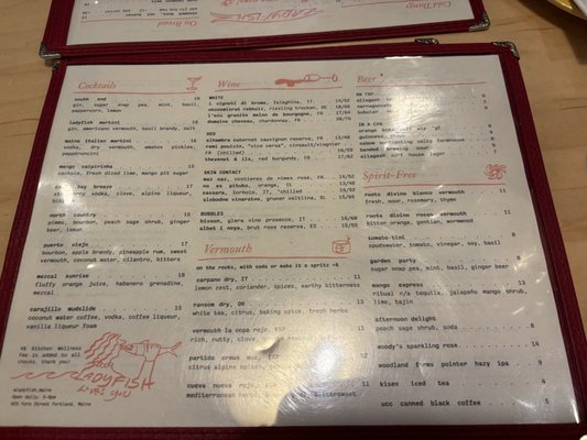 Menu photo 1 Ladyfish Portland, ME Menu photo 1 Ladyfish Portland, ME