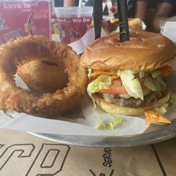 River City Cafe - Nacho Crunch Burger - American Near Me - Myrtle Beach, South Carolina River City Cafe - Nacho Crunch Burger - American Near Me - Myrtle Beach, South Carolina