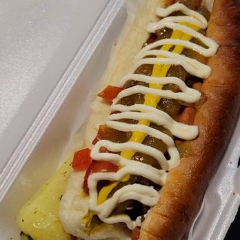 Los Perros Locos - Sonoran dog with everything. - Food Trucks Near Me - Tempe, Arizona Los Perros Locos - Sonoran dog with everything. - Food Trucks Near Me - Tempe, Arizona