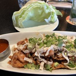 Szechuan Chicken Lettuce Wraps