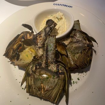Gulfstream - Artichoke. With a heavenly aioli dip. - New American Near Me - Newport Beach, California