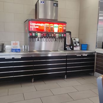 Burger King - Drink station. - Fast Food Near Me - Fort Worth, Texas