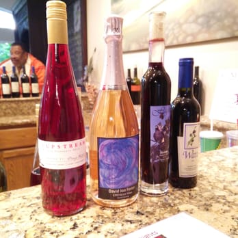 Upstream Wines at Watts Winery - My favorite are the two on the left - rose and peach sparkling wine - Wineries Near Me - Lodi, California Upstream Wines at Watts Winery - My favorite are the two on the left - rose and peach sparkling wine - Wineries Near Me - Lodi, California
