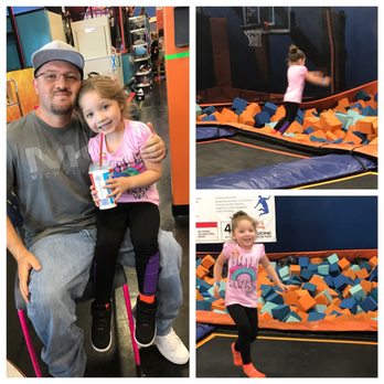 Sky Zone Trampoline Park - Chilling at Sky Zone with my Bebe. 1 hour of jumping & she loved it. Chill place. - Trampoline Parks Near Me - Chula Vista, California Sky Zone Trampoline Park - Chilling at Sky Zone with my Bebe. 1 hour of jumping & she loved it. Chill place. - Trampoline Parks Near Me - Chula Vista, California