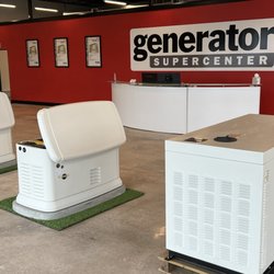Generator Supercenter - Showrooms have generators on display.