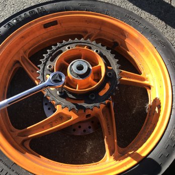 Ruthless Kustomz - Anthony was able to remove the stripped nuts and bolts off the CBR250R rear sprocket :D - Motorcycle Repair Near Me - Pomona, California Ruthless Kustomz - Anthony was able to remove the stripped nuts and bolts off the CBR250R rear sprocket :D - Motorcycle Repair Near Me - Pomona, California