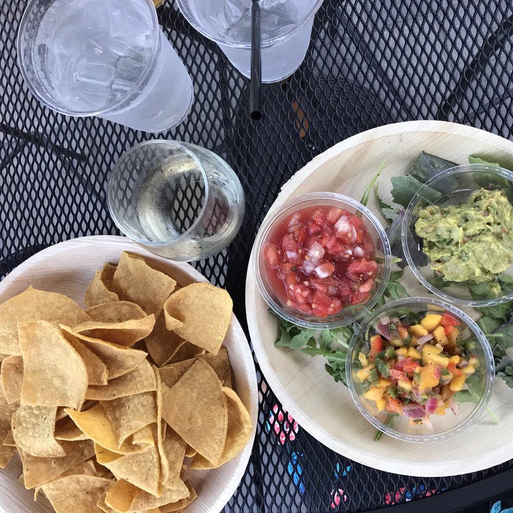 The Pour Yard - Salsa trio with guacamole. - Desserts Near Me - Quincy, Massachusetts The Pour Yard - Salsa trio with guacamole. - Desserts Near Me - Quincy, Massachusetts