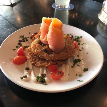 Der Biergarten - Salmon and potatoes - German Near Me - Atlanta, Georgia