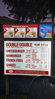Menu photo 1 In-N-Out Burger Casa Grande, AZ Menu photo 1 In-N-Out Burger Casa Grande, AZ
