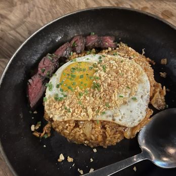Osamil - Kimchi Fried Rice with Steak - Korean Near Me - New York, New York Osamil - Kimchi Fried Rice with Steak - Korean Near Me - New York, New York