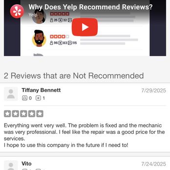 Simple Mobile Mechanics - Some reviews Yelp didn't publish from Satisfied customers! - Auto Repair Near Me Simple Mobile Mechanics - Some reviews Yelp didn't publish from Satisfied customers! - Auto Repair Near Me