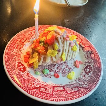 Xo Brasserie - They made me a lil birthday treat - Cantonese Near Me - Charleston, South Carolina Xo Brasserie - They made me a lil birthday treat - Cantonese Near Me - Charleston, South Carolina