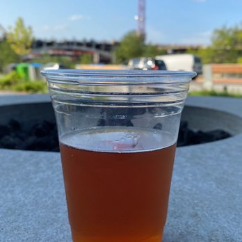 Owamni - Craft beer at the fire pit - New American Near Me - Minneapolis, Minnesota