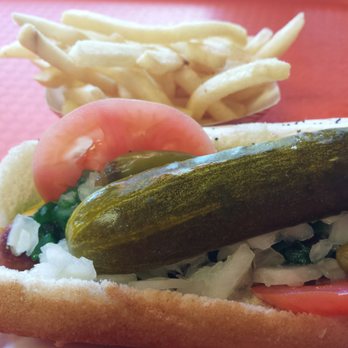 Jay Bee's - Chicago dog w/fries - Burgers Near Me - Statesville, North Carolina Jay Bee's - Chicago dog w/fries - Burgers Near Me - Statesville, North Carolina