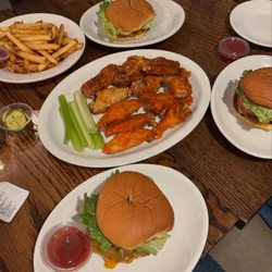 Burger and Wings