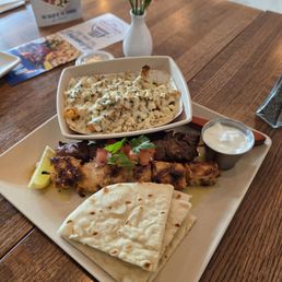 Lamb and Chicken Souvlaki