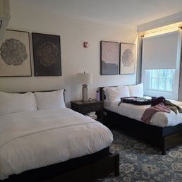 The beds The beds