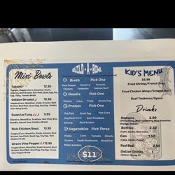Mixi Noodles - Menu