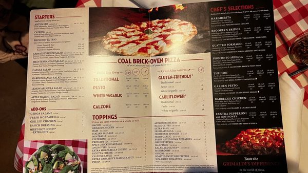 Menu photo 7 Grimaldi's Pizzeria Las Vegas, NV