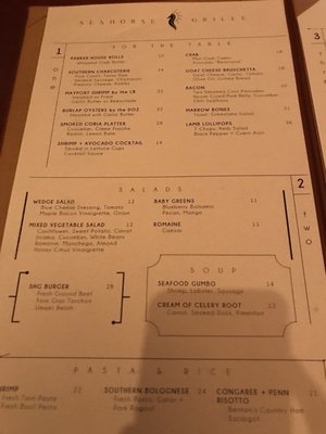 Menu photo 5 Seahorse Grille Ponte Vedra Beach, FL Menu photo 5 Seahorse Grille Ponte Vedra Beach, FL