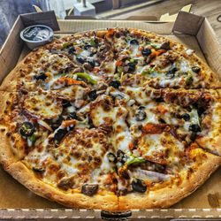 Papa Johns Pizza - Garden Fresh Pizza + Deli Pepperoni