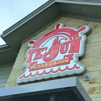 Te'Jun, The Texas Cajun- Keller - Outside sign - Seafood Near Me - Keller, Texas