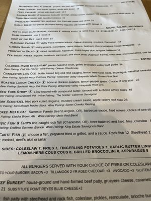 Menu photo 1 7 Devils Waterfront Alehouse Coos Bay, OR
