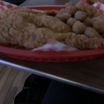 J & R Bar and Grill - fish and okra - American Near Me - Birmingham, Alabama J & R Bar and Grill - fish and okra - American Near Me - Birmingham, Alabama
