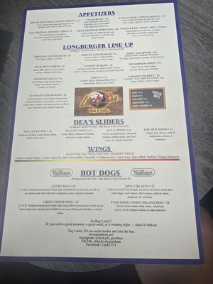 Menu photo 2 Lucky D's Gresham, OR