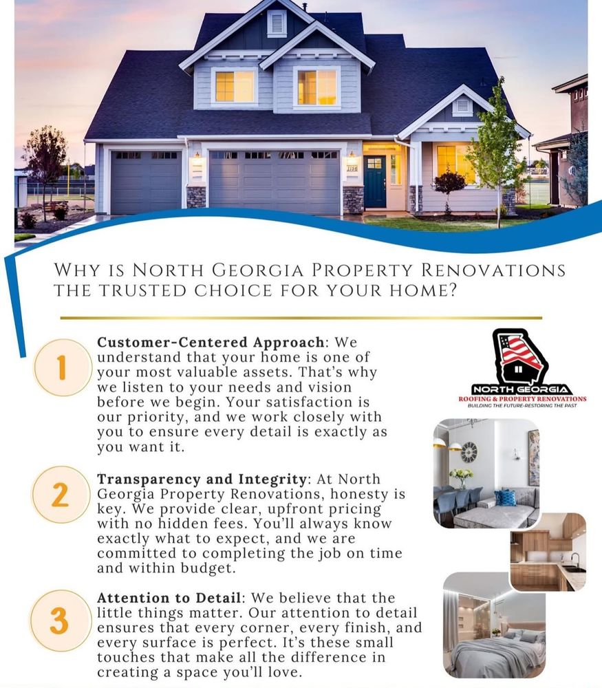 Slide of North Georgia Roofing and Property Renovation