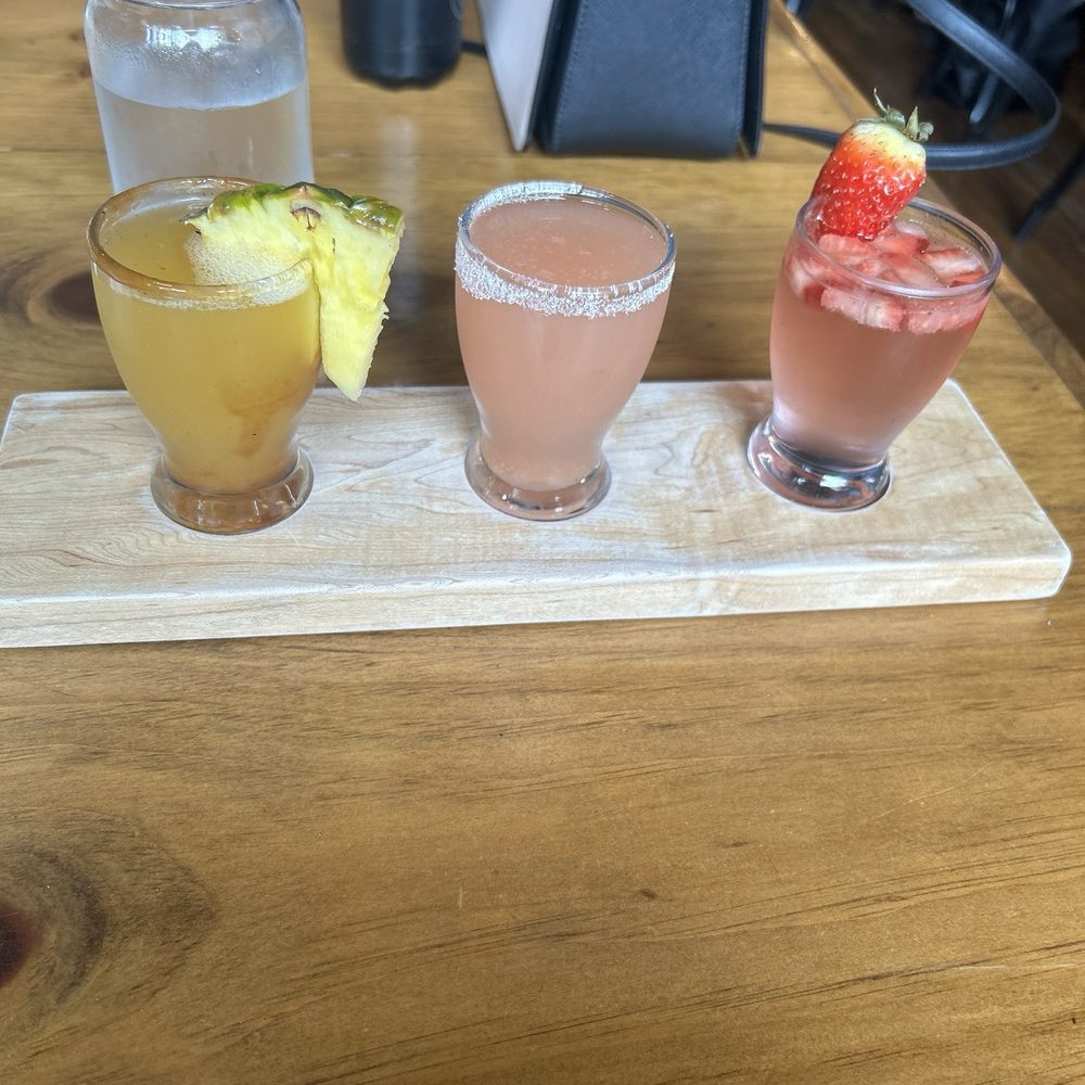 Get Toasted - Pineapple chamoy, Guava. Strawberry mimosa flight. Very good. - Breakfast & Brunch Near Me - Riverbank, California Get Toasted - Pineapple chamoy, Guava. Strawberry mimosa flight. Very good. - Breakfast & Brunch Near Me - Riverbank, California