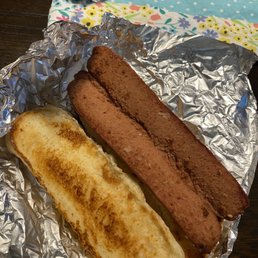 Did not ask for a plain hot dog, asked for toppings. This happened on two of them.