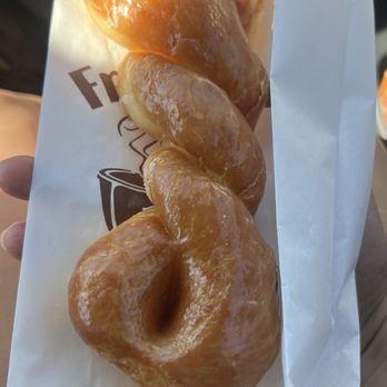Dippin Donuts - Glazed Twist - so good - Donuts Near Me - Adelanto, California