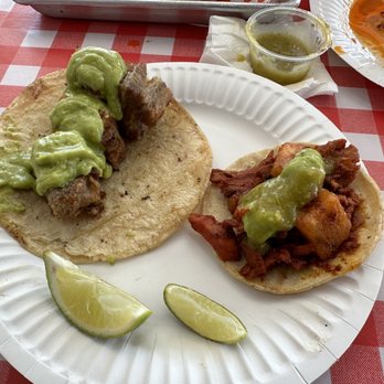 Taco Land - I ordered the Pork Belly taco and an Al pastor taco. - Tacos Near Me - Anaheim, California