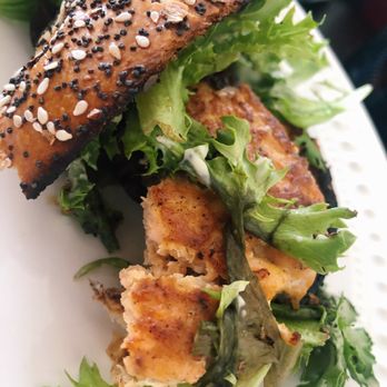 Zak The Baker - Salmon Burger - Kosher Near Me - Miami, Florida Zak The Baker - Salmon Burger - Kosher Near Me - Miami, Florida