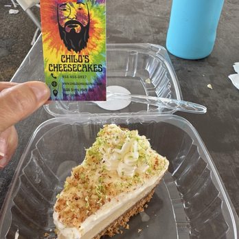 Chilos Cheesecake - A piece of Key Lime Pie - Desserts Near Me - Port Isabel, Texas