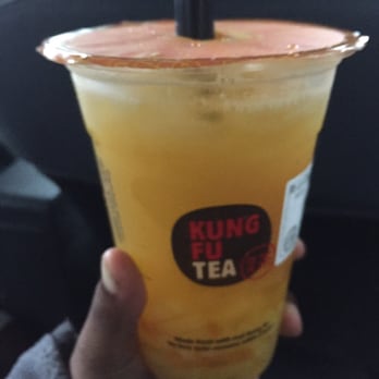 Kung Fu Tea - Mango green tea - Bubble Tea Near Me - Centreville, Virginia Kung Fu Tea - Mango green tea - Bubble Tea Near Me - Centreville, Virginia