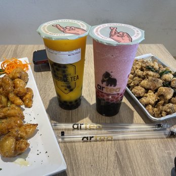 Artea - Honey bacon Glazed Chicken Bites and Taiwanese Popcorn Chicken.... There was NO BACON flavor at all. - Bubble Tea Near Me - San Antonio, Texas Artea - Honey bacon Glazed Chicken Bites and Taiwanese Popcorn Chicken.... There was NO BACON flavor at all. - Bubble Tea Near Me - San Antonio, Texas