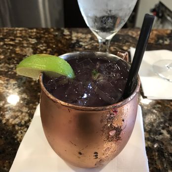 Betto's Bistro - Blueberry cucumber mule - Italian Near Me - Morgan Hill, California Betto's Bistro - Blueberry cucumber mule - Italian Near Me - Morgan Hill, California