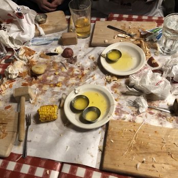 The Crab Pot - After!!! It's like a war scene! Lol - Seafood Near Me - Seattle, Washington The Crab Pot - After!!! It's like a war scene! Lol - Seafood Near Me - Seattle, Washington