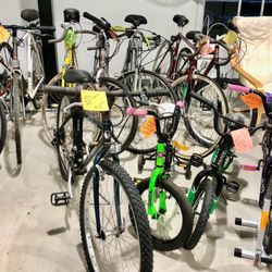 Kiwanis Thrift Shop - Beautiful refurbished bicycles ready to roll out the door to take you on your next adventure.