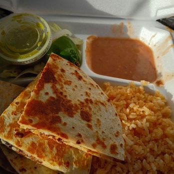 Carniceria Ramirez - Quesadilla plate with   and - Mexican Near Me - Atlanta, Georgia
