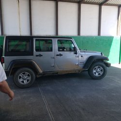 National Car Rental - Our Jeep for the week.