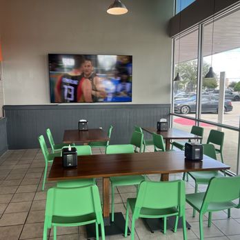 Gyro Leaf - One section of seating - Mediterranean Near Me - Rosenberg, Texas