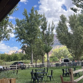 Wild Thyme Cafe - Outside seating - Whiskey Bars Near Me - Springdale, Utah Wild Thyme Cafe - Outside seating - Whiskey Bars Near Me - Springdale, Utah