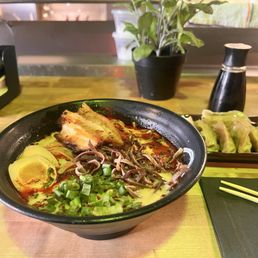 Tonkotsu - Pork Broth and Gyoza Pork Tonkotsu - Pork Broth and Gyoza Pork